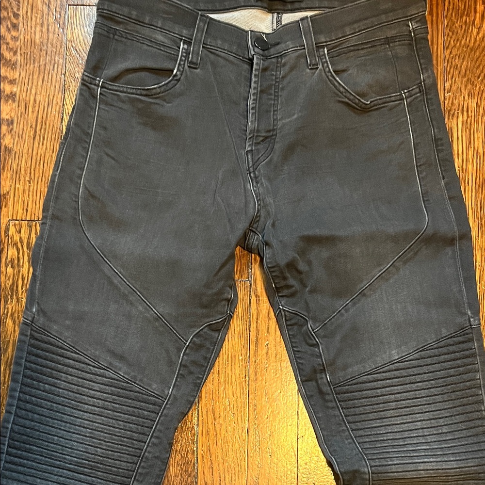 J Brand Men's Black Straight Jeans